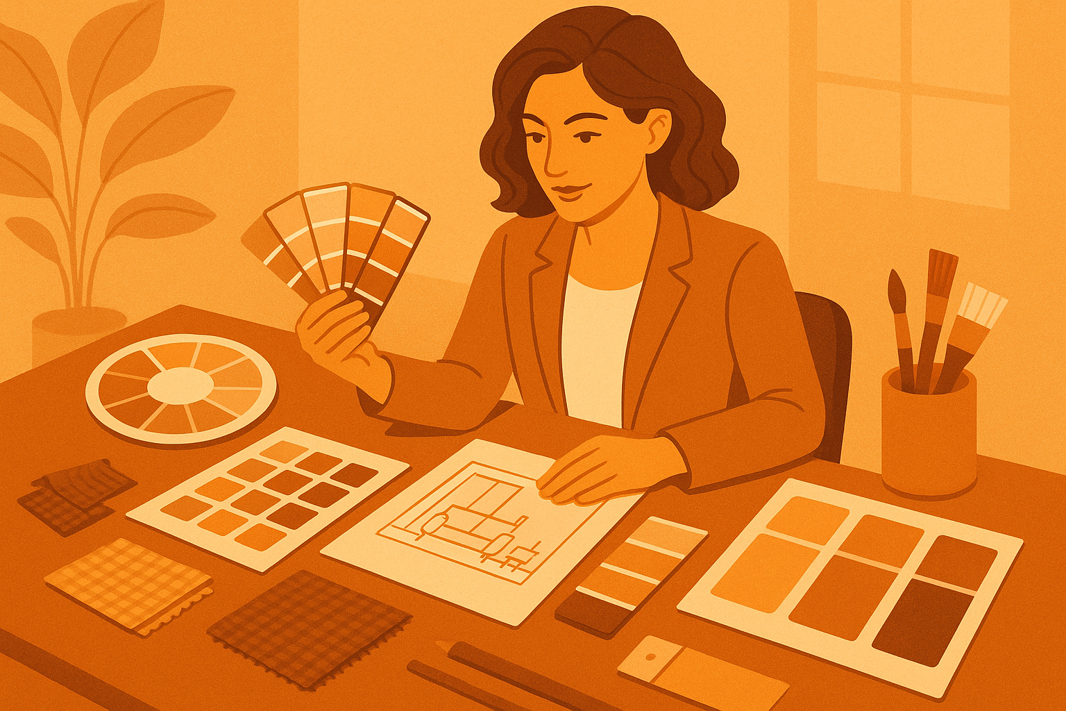 Color & Design Consultation illustration